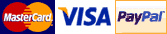 Mastercard and Visa Accepted