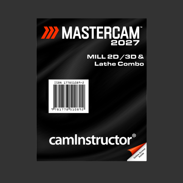 Preview of Mastercam 2027 - Mill 2D & 3D & Lathe Training Guide Combo