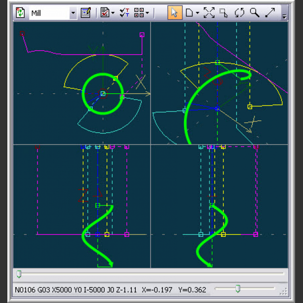 Preview of Discriminator -CNC Simulation Software