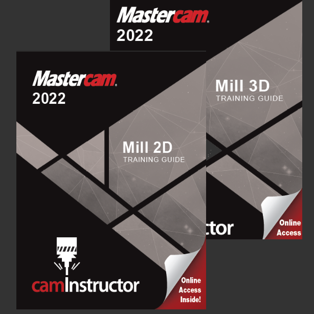 Preview of Mastercam 2022 - Mill 2D & 3D Training Guide Combo