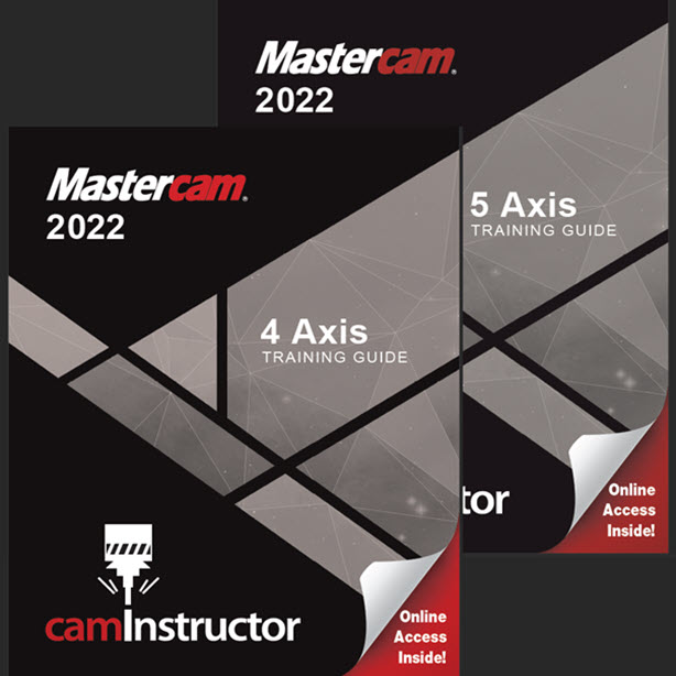 Preview of Mastercam 2022 - 4&5 Axis Training Guide Combo