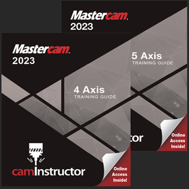 Preview of Mastercam 2023 - 4&5 Axis Training Guide Combo