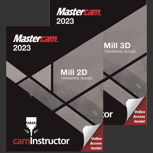 Preview of Mastercam 2023 - Mill 2D & 3D Training Guide Combo