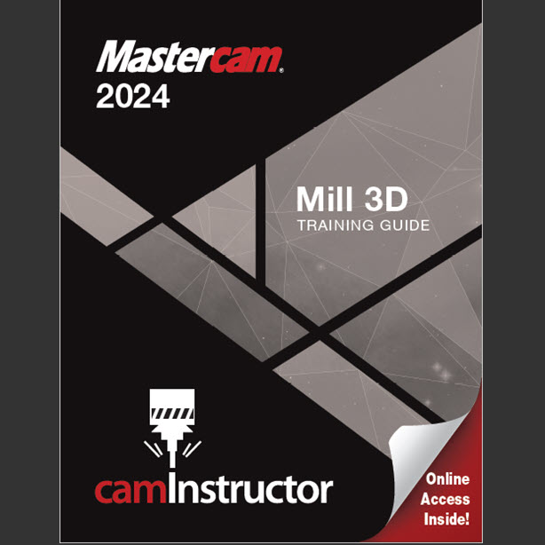 Preview of Mastercam 2024 - Mill 3D Training Guide