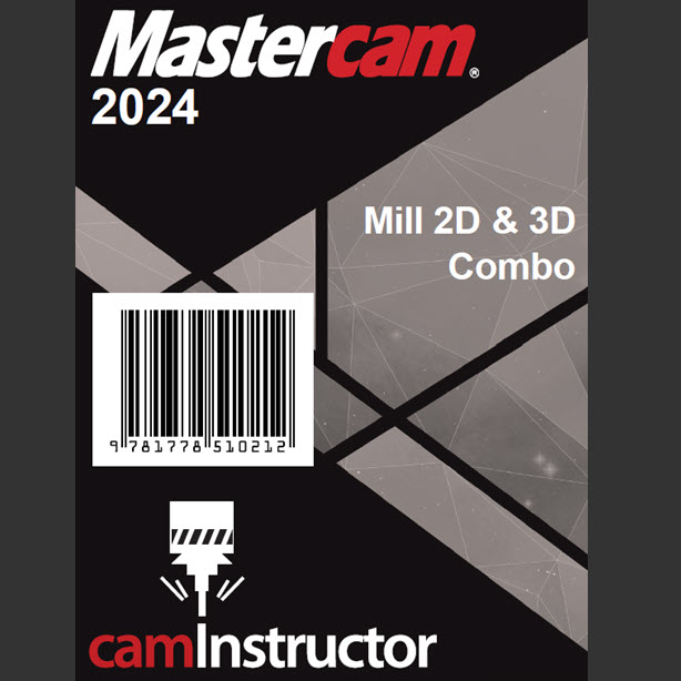 Preview of Mastercam 2024 - Mill 2D & 3D Training Guide Combo